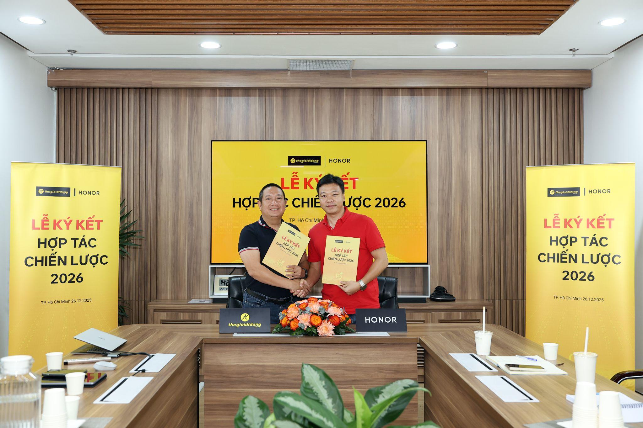 Thế Giới Di Động và HONOR Việt Nam thắt chặt hợp tác, hướng đến giá trị bền vững cho người tiêu dùng - 1