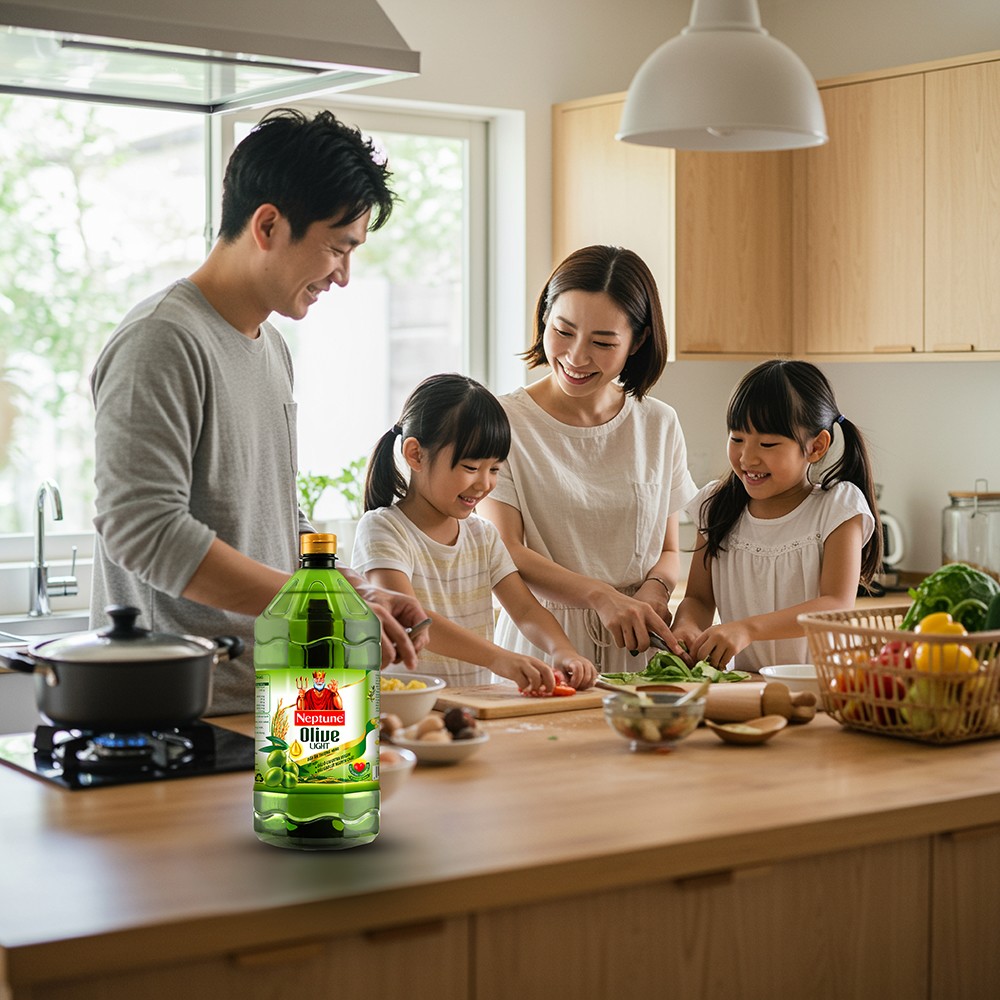 Với công thức kết hợp dầu ô-liu nguyên chất và dầu gạo lứt, loại dầu mới này giúp nâng tầm gian bếp - 2