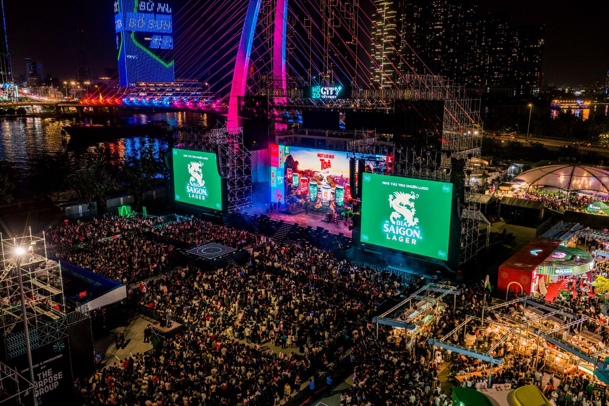 "Tỏa sắc gắn kết": Bia Saigon Lager mang đến Hozo City Tết Fest trải nghiệm văn hóa nhiều vùng miền - 1