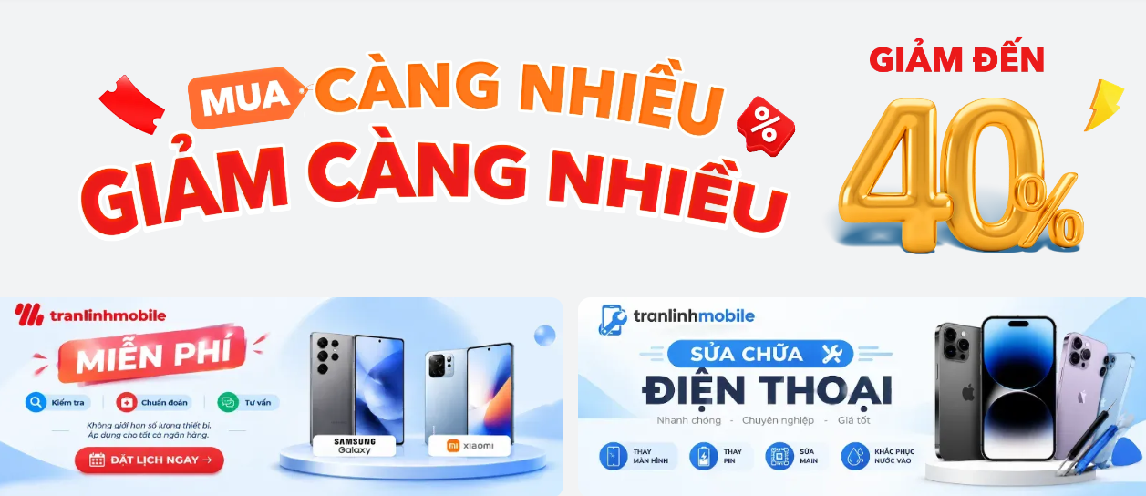 Trần Linh Mobile: Sửa điện thoại, iPad, MacBook sửa đúng lỗi, báo đúng giá - 1