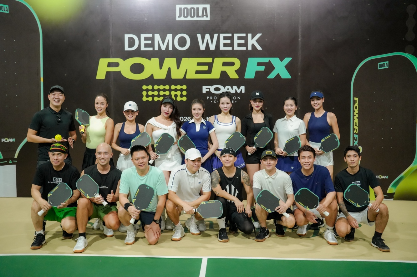 Dàn Celeb mê mẩn dòng vợt Power FX mới của Joola, phiên bản đặc biệt “đốn tim” người chơi - 1