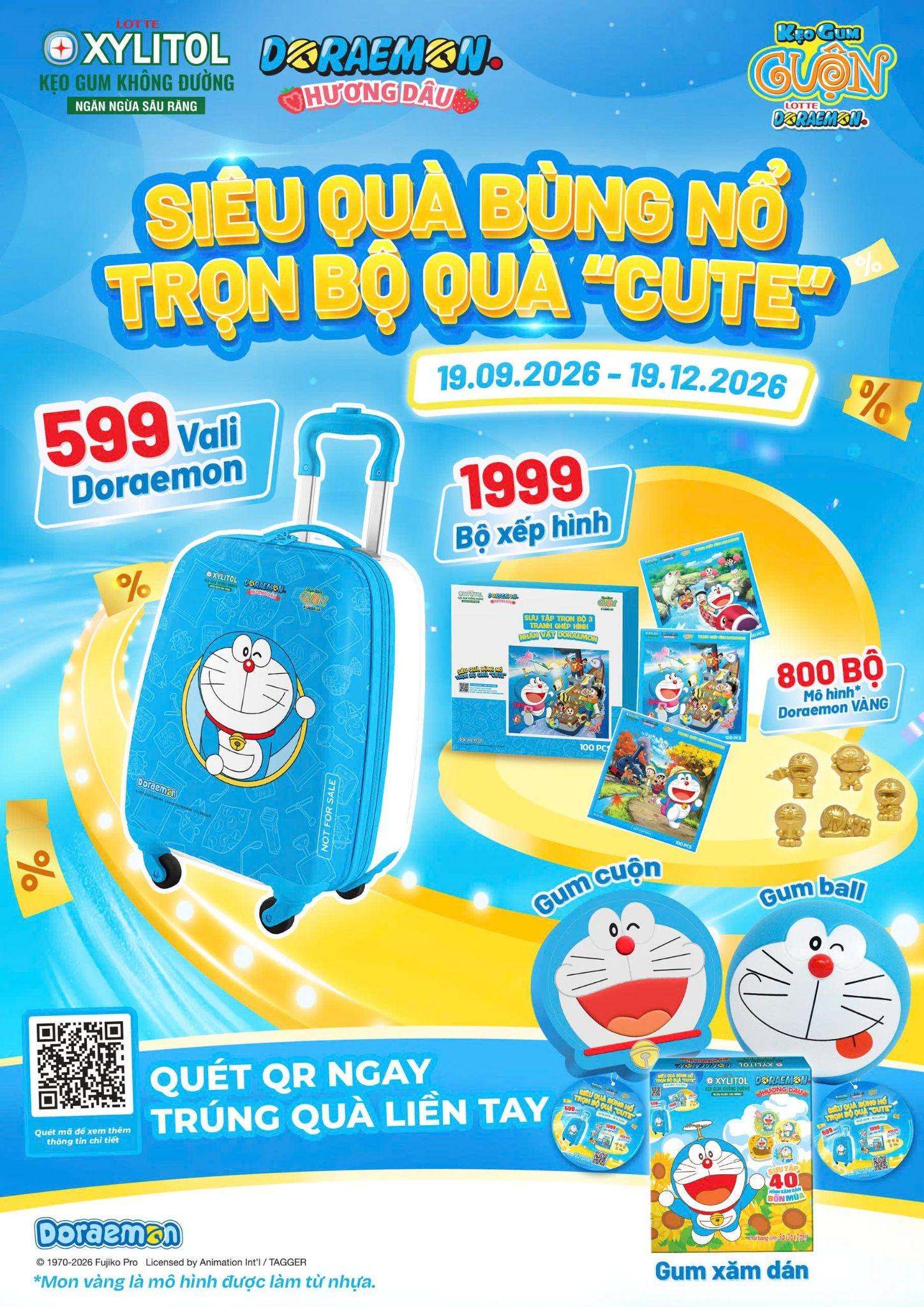 Cơ hội săn “Siêu quà” Doraemon phiên bản giới hạn - 1