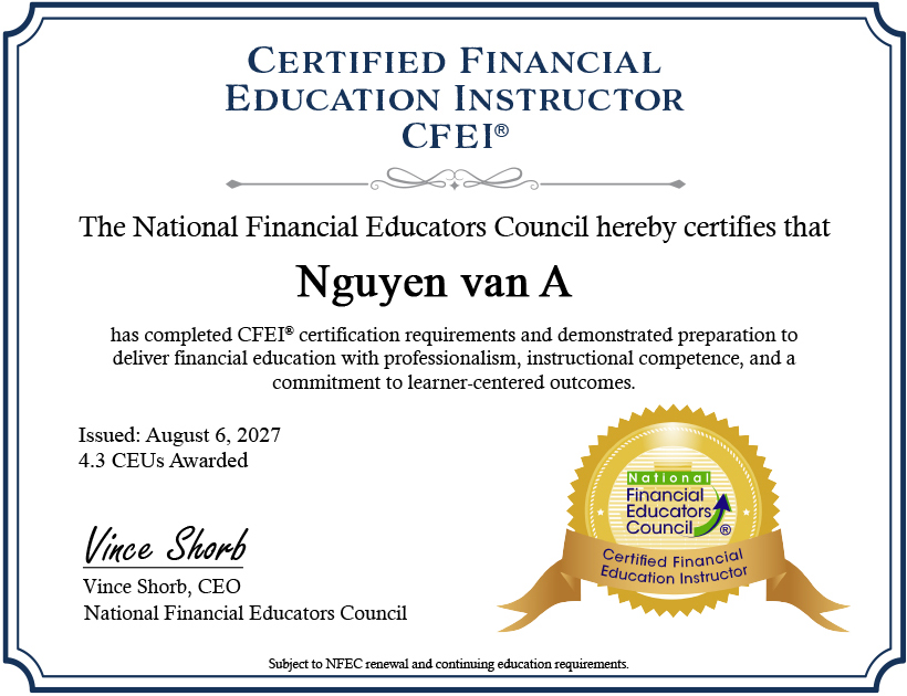 CFEI® và 5 câu hỏi trước khi khách hàng quyết định tài chính - 2