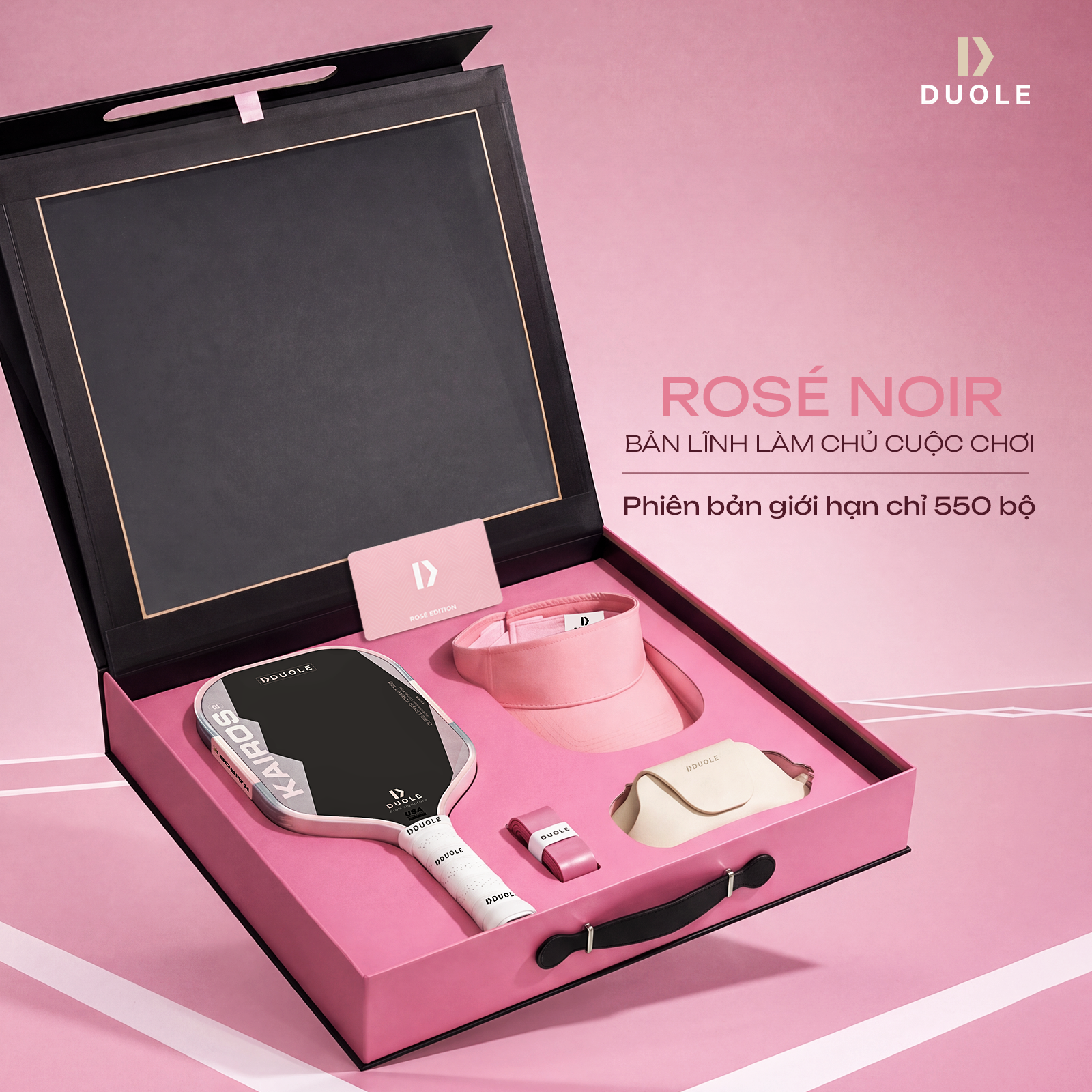 Duole ra mắt Rosé Edition: Cây vợt pickleball mang khí chất riêng của Nàng - 2