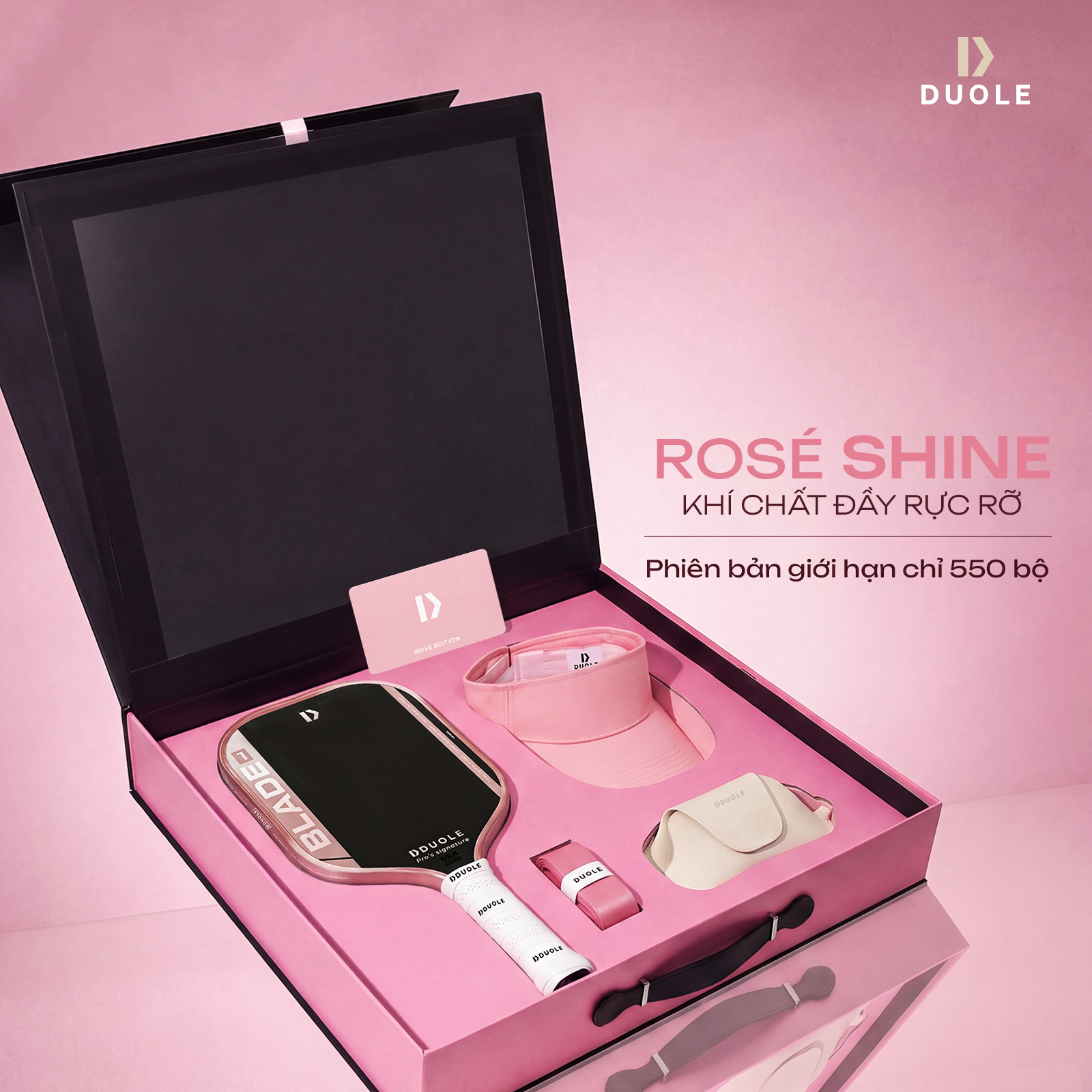 Duole ra mắt Rosé Edition: Cây vợt pickleball mang khí chất riêng của Nàng - 3