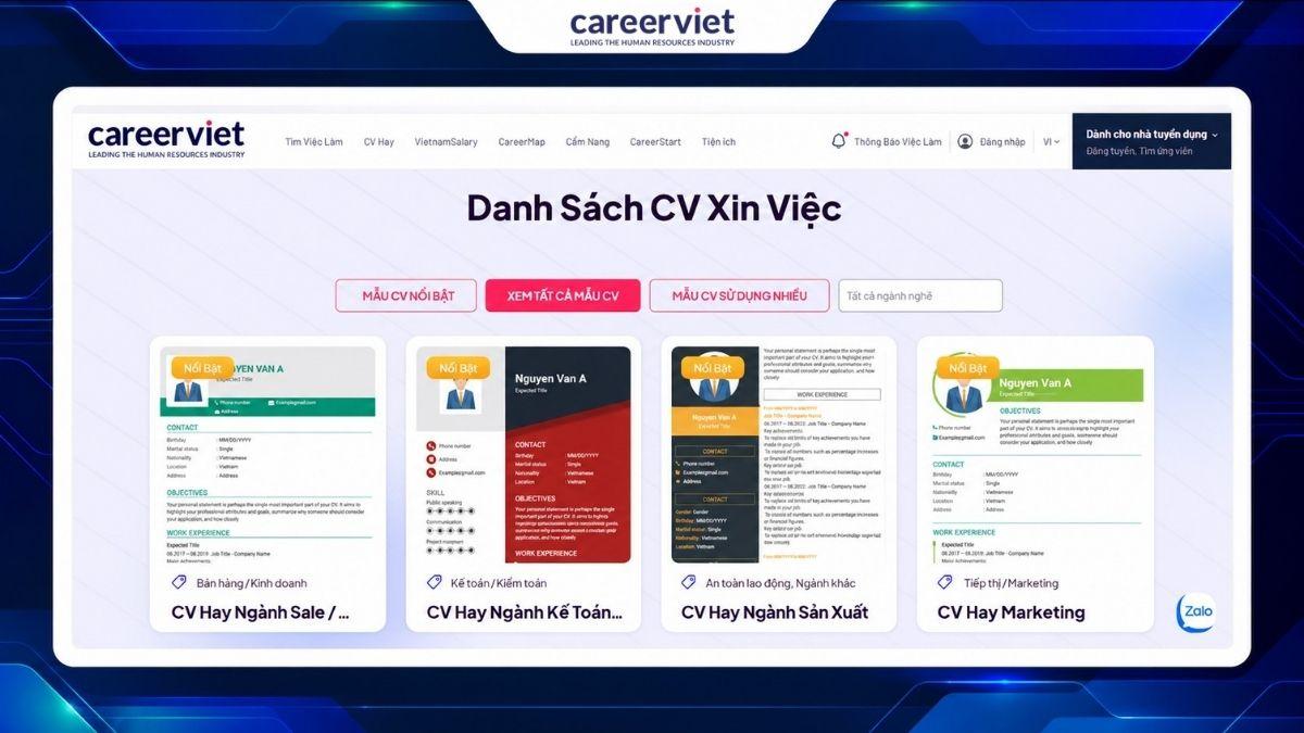 CareerViet - Nền tảng tuyển dụng uy tín mở ra hàng nghìn cơ hội nghề nghiệp - 4