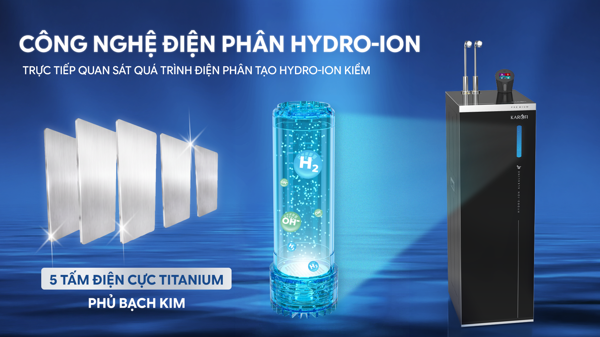 Tùy chọn 3 mức nước kiềm, chủ động sống khỏe cùng Karofi S88 Promax - 2