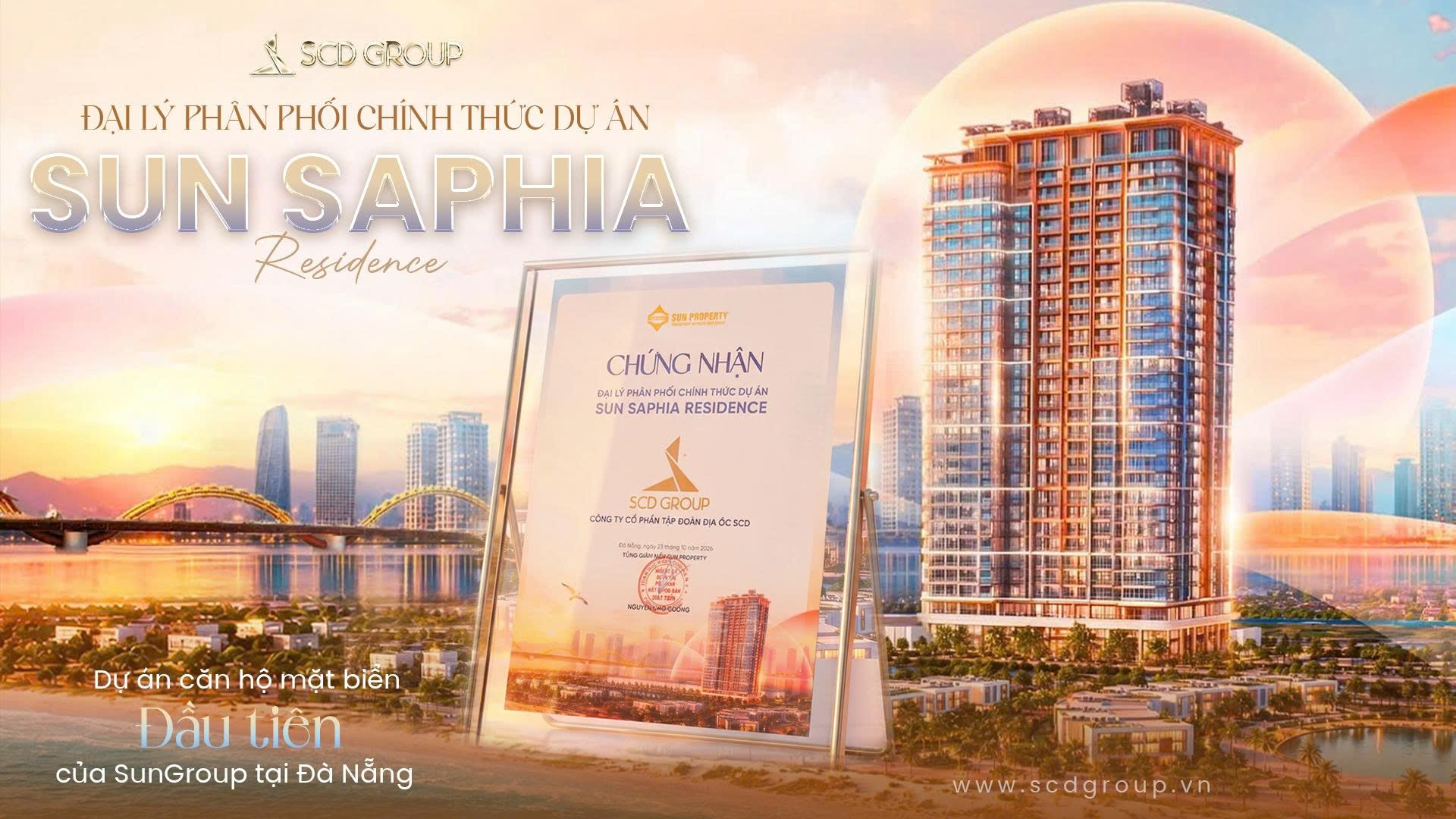 SCD Group chính thức trở thành đại lý phân phối F1 dự án Sun Saphia Residence - 2
