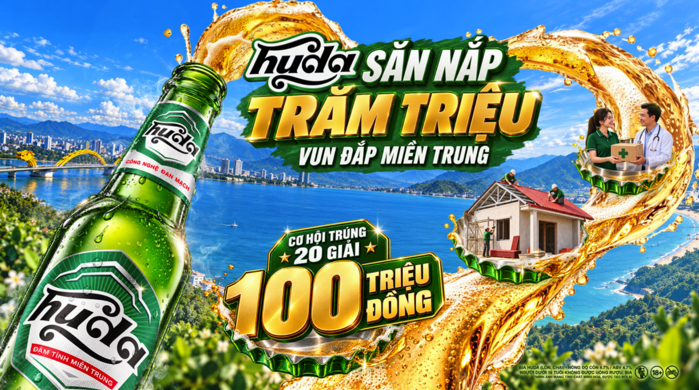 Khai mở "Chiến thắng kép" cùng bia Huda: Khi niềm vui trúng lớn song hành cùng dựng xây quê hương miền Trung - 1