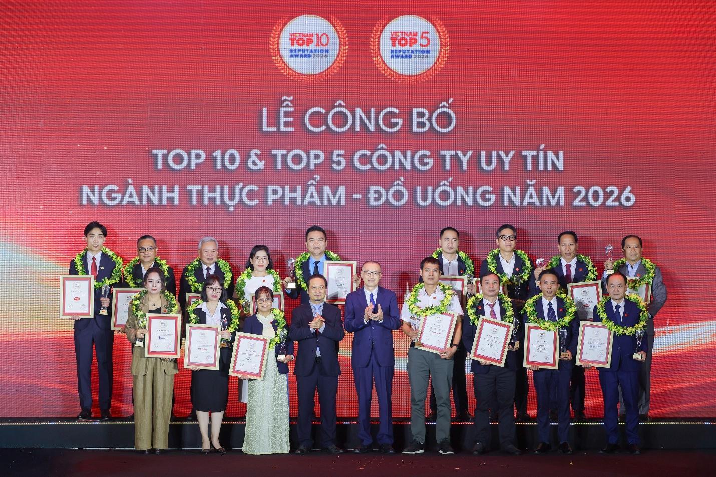 SABECO giữ vị thế dẫn đầu danh hiệu Top 5 Công ty Đồ uống có cồn uy tín 2026 - 4
