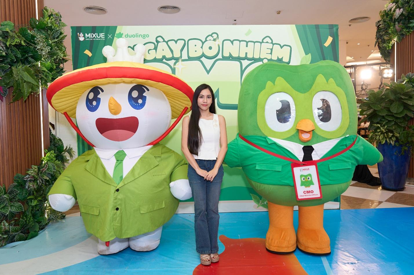 Cú Duo “nhậm chức” Giám đốc Matcha của MIXUE, kết nối câu chuyện thưởng thức matcha với việc học ngoại ngữ của giới trẻ - 2