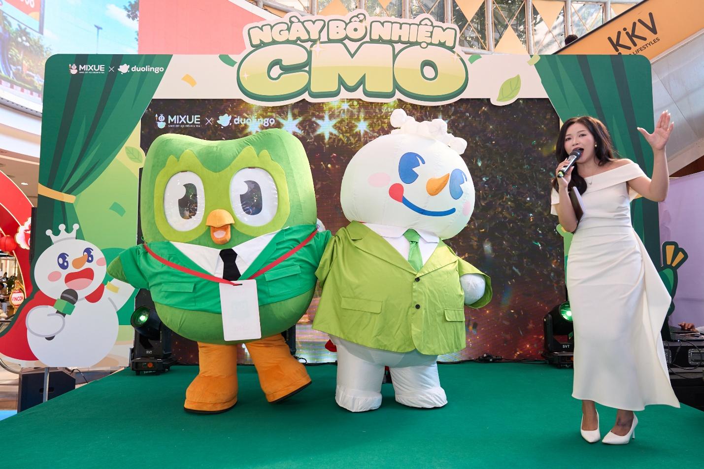 Cú Duo “nhậm chức” Giám đốc Matcha của MIXUE, kết nối câu chuyện thưởng thức matcha với việc học ngoại ngữ của giới trẻ - 1