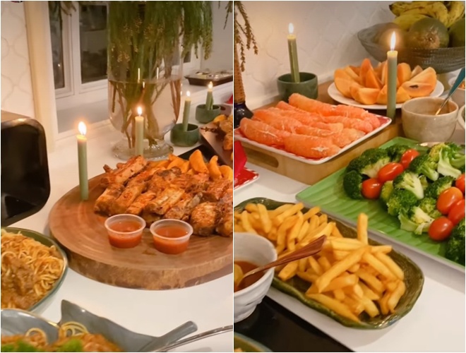 Vợ xinh của Hoàng Bách về nhà mẹ đẻ vẫn bị bắt nấu ăn sấp mặt, mẹ chồng có mặt nấu nướng cùng - 8