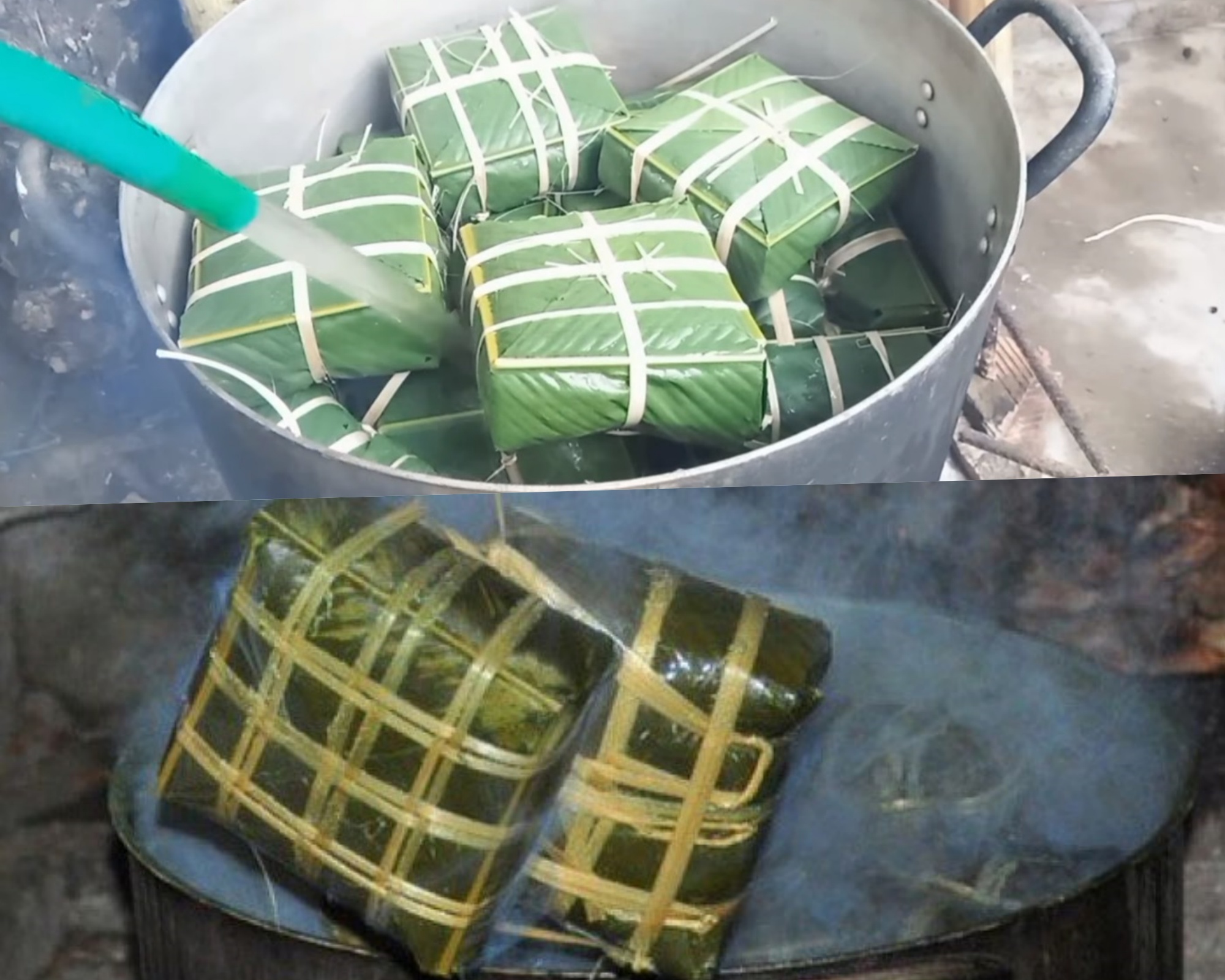 Luộc bánh chưng cứ cho “thuốc tiêu mặn” vào nồi, không cần chờ 12 tiếng bánh đã chín mềm, xanh mướt mắt - 10