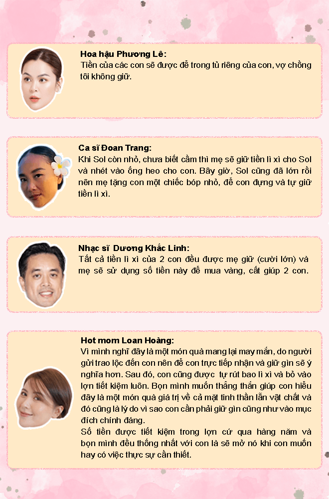 9 MẸ 10 Ý “Tiền lì xì ai giữ”: Phương Lê tổng kết con gái được khách lì xì 100 triệu/bé, Dương Khắc Linh mang đi mua vàng - 6