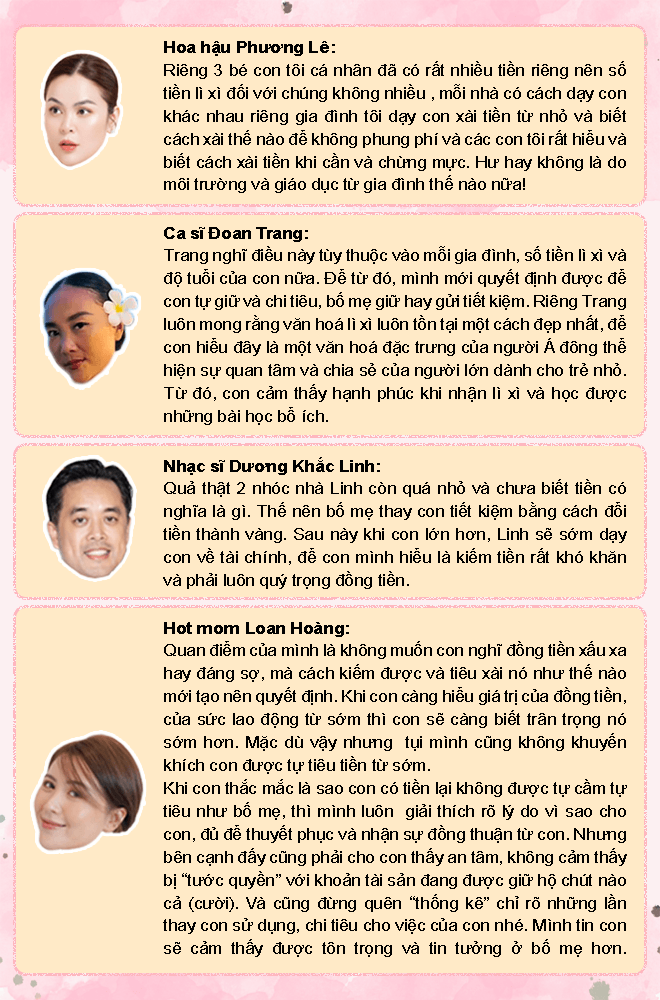 9 MẸ 10 Ý “Tiền lì xì ai giữ”: Phương Lê tổng kết con gái được khách lì xì 100 triệu/bé, Dương Khắc Linh mang đi mua vàng - 10