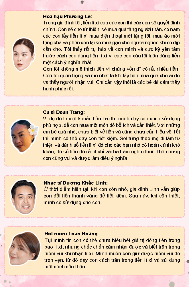 9 MẸ 10 Ý “Tiền lì xì ai giữ”: Phương Lê tổng kết con gái được khách lì xì 100 triệu/bé, Dương Khắc Linh mang đi mua vàng - 12