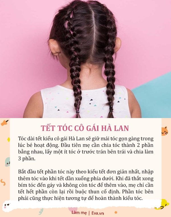 Kiểu tóc tết dễ làm cho bé chơi Tết, mẹ chỉ cần 5 phút con thêm đáng yêu, ai cũng khen - 7