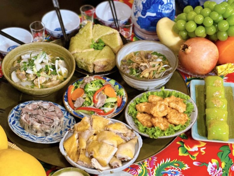 Chị em chia sẻ mâm cỗ Tết đặc sắc ngập mạng xã hội, mỗi nhà một vẻ không ai giống ai - 5