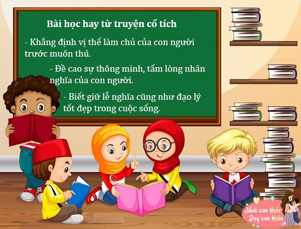 Truyện cổ tích: Sự tích người làm chúa muôn loài - 5