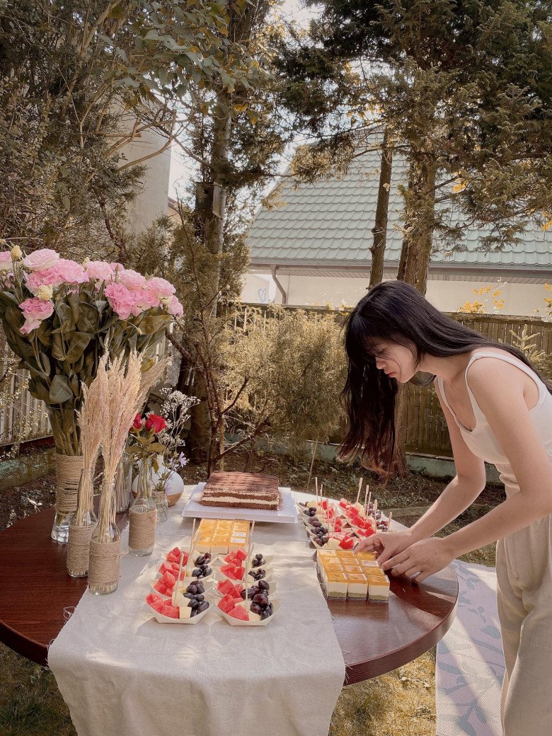 Mẹ bỉm làm 10 tiếng mới xong bánh mừng thọ hình chim hạc, ai thấy cũng ngỡ ngàng - 6