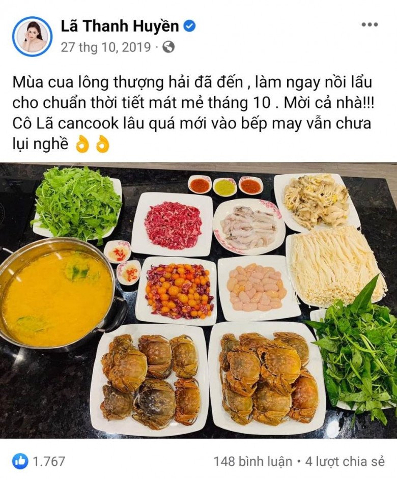 Nữ đại gia Lã Thanh Huyền khoe món lẩu &#34;sang xịn&#34;, nàng dâu tập đoàn nghìn tỷ muốn ăn mà chưa thấy mời - 9