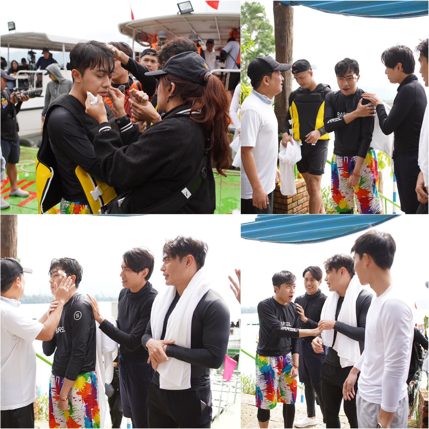 Một sao nam bị trật khớp vai, chấn thương chảy máu trong show "2 ngày 1 đêm" - 4