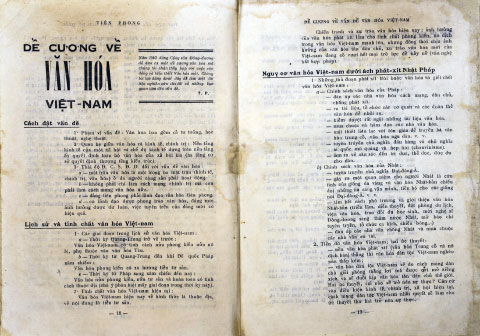 Suy nghĩ về phương châm “dân tộc hóa” dưới ánh sáng của Bản “đề cương về văn hóa Việt Nam” 1943 - 1