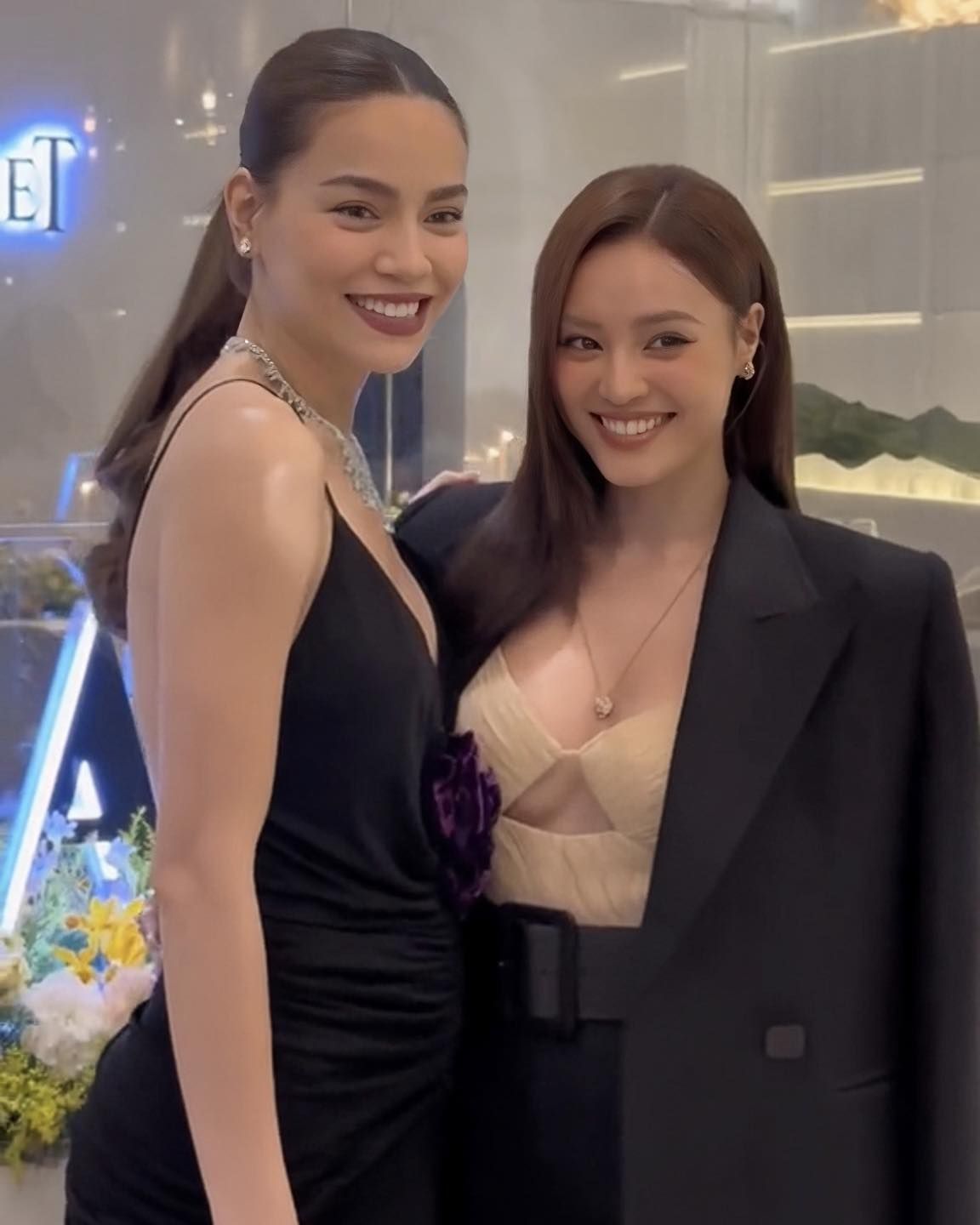 Thua chiều cao nhưng Ninh Dương Lan Ngọc "lấn át" Hồ Ngọc Hà nhờ áo cut-out - 4