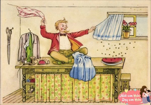 Truyện cổ tích: Chú thợ may nhỏ thó can đảm - 3