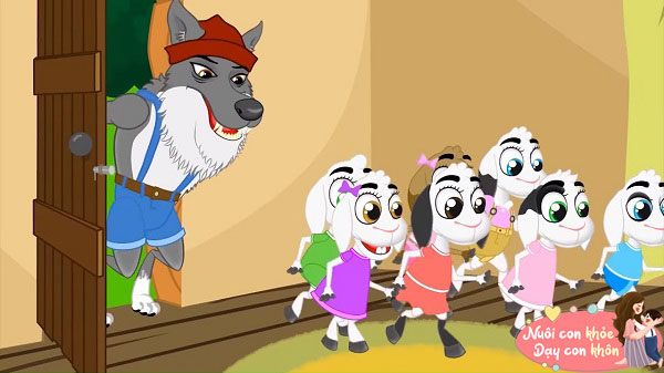 Truyện cổ tích: Chó sói và bảy chú dê con - 3