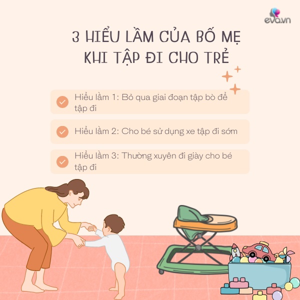 Trẻ sơ sinh tập đi, 3 hiểu lầm này dễ khiến con không có chân thẳng đẹp nhưng nhiều bố mẹ Việt thường mắc phải - 2