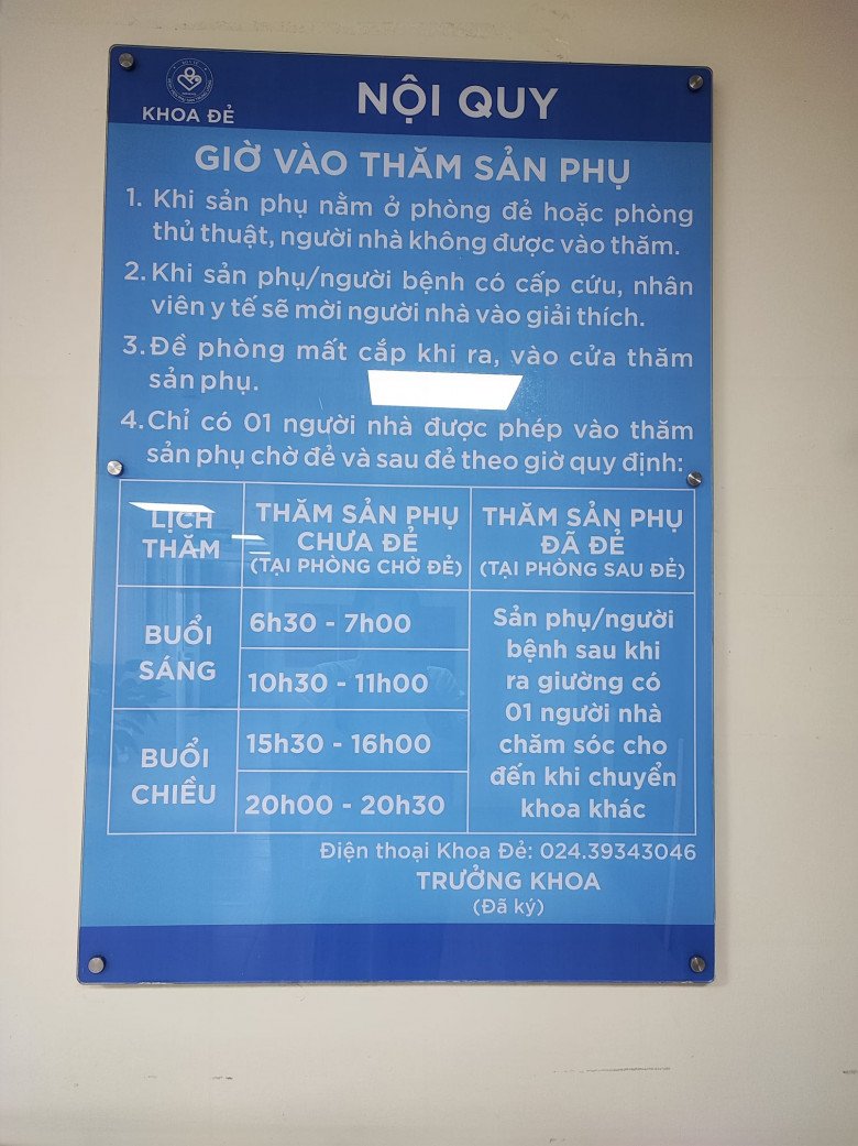Review gói đẻ thường 6 triệu đồng tại viện Sản TW: Vào phòng chờ đẻ 1 mình, người nhà chỉ được thăm theo giờ - 2