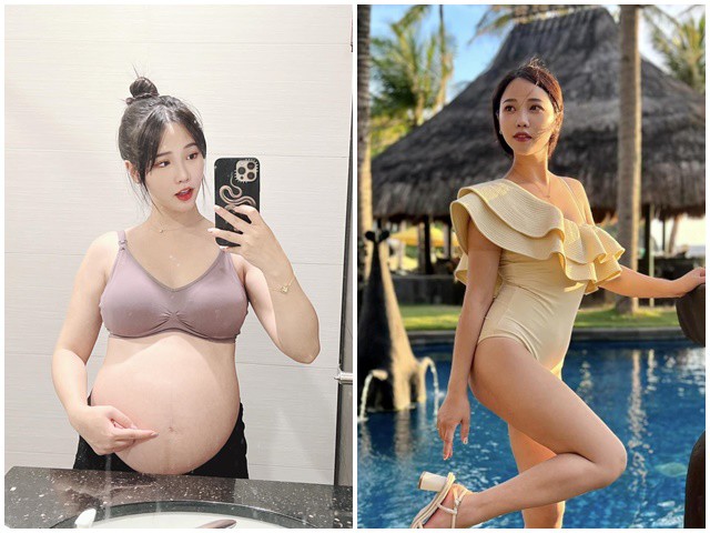 "Nữ thần YouTuber" đẻ con xong trẻ đẹp như thiếu nữ, không vội giảm cân sau sinh - 1