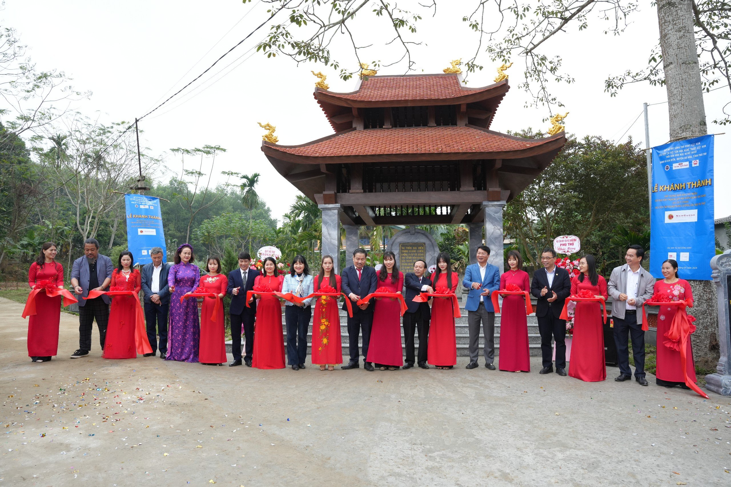 Khánh thành Nhà bia lưu niệm nơi đặt trụ sở đầu tiên của Hội Văn nghệ Việt Nam - 1