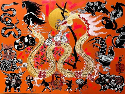 Mỹ thuật - Năm Thìn nghĩ về hình tượng rồng trong văn hoá Việt