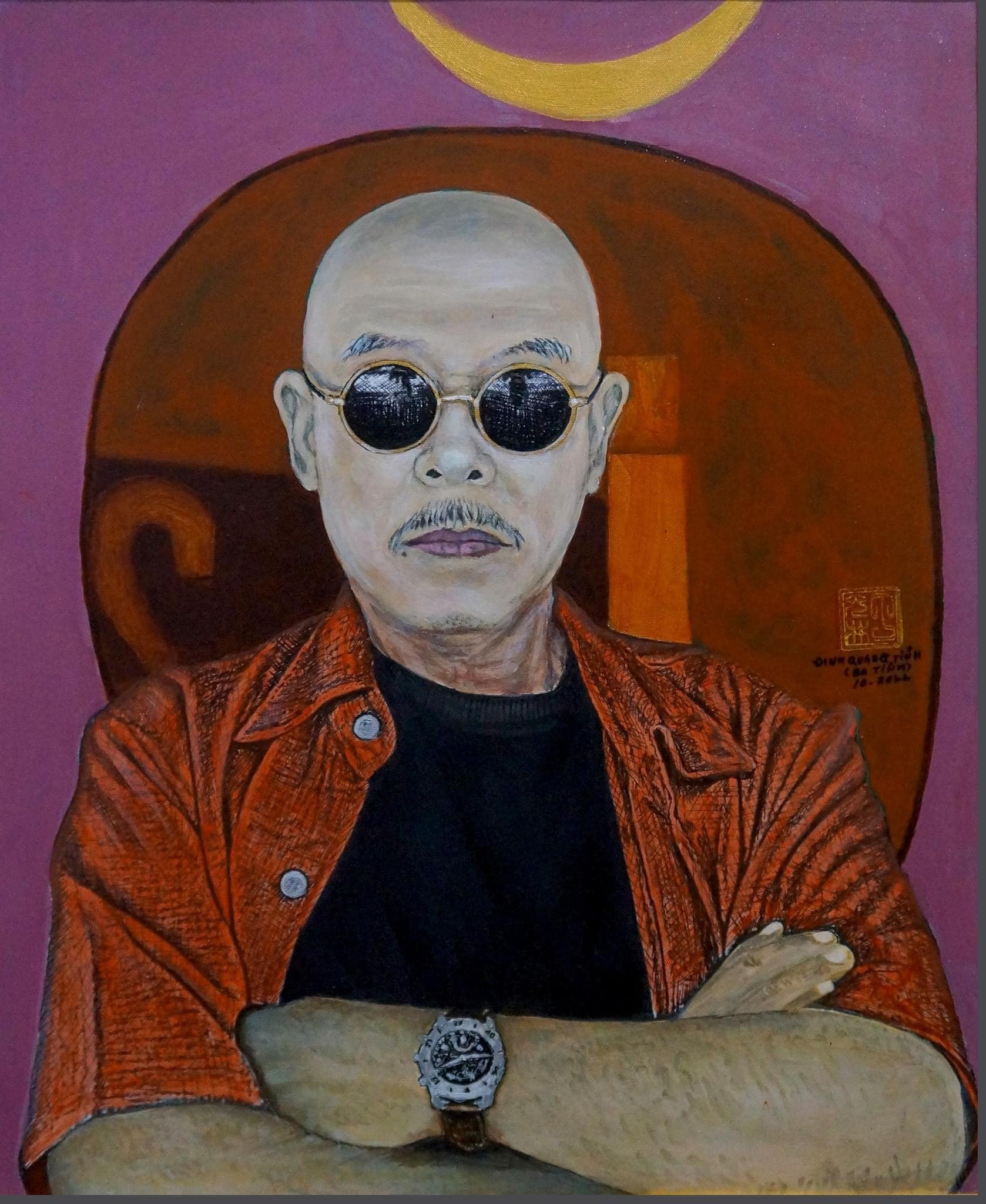 Dòng tranh chân dung của họa sỹ Đinh Quang Tỉnh (Ba Tỉnh): Nghệ thuật và sáng tạo - 7