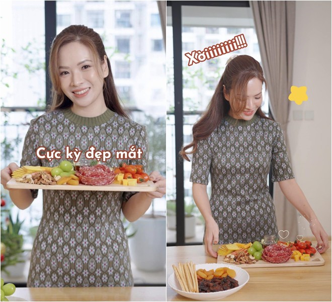 MC Đan Lê khoe cách bày đồ ăn cực đẹp mắt cho bữa nhậu tại gia, chỉ cần 5 phút không phải vất vả - 1