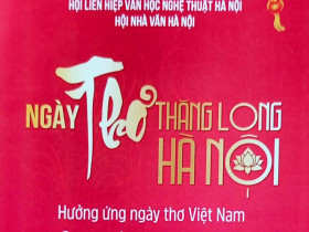 Nhân Ngày Thơ Việt Nam, Nguyên tiêu - Rằm tháng Giêng 2024: Khai mạc ngày thơ Thăng Long - Hà Nội
