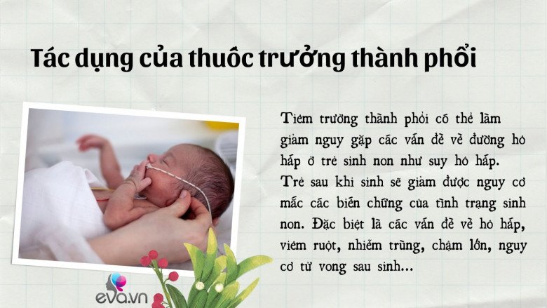 Tiêm trưởng thành phổi là gì và những điều mẹ bầu có nguy cơ sinh non cần biết - 3