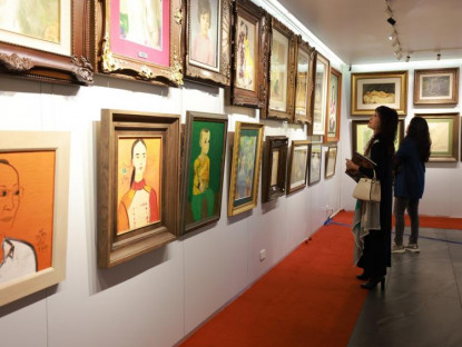 Trưng bày và đấu giá 221 tác phẩm hội họa ấn tượng thế kỷ 20