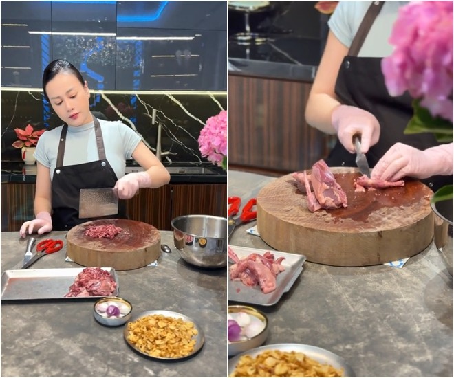Phương Oanh nấu xôi chim đặc sản Hà Nam quê mình, Shark Bình bê cả lên giường ăn - 5