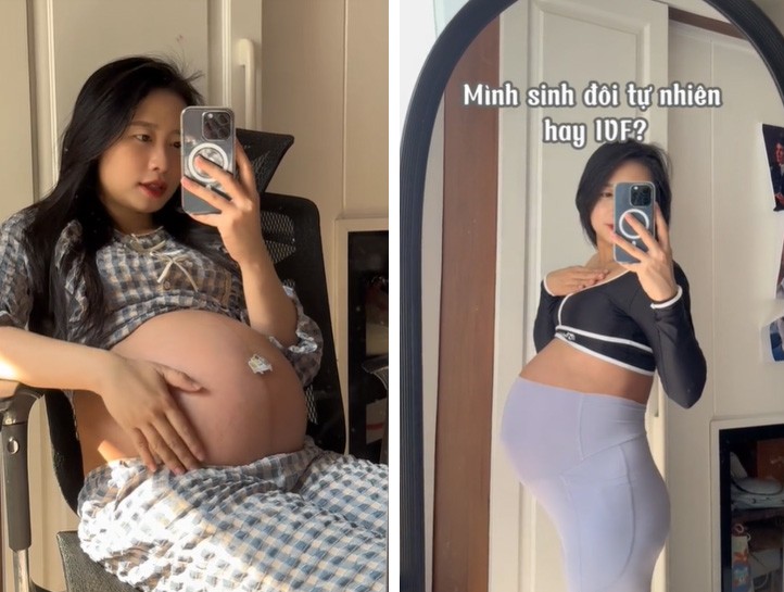 Cực hiếm: Chuyển 1 phôi IVF nhưng đậu song thai, nữ tiktoker khiến bác sĩ cũng ngạc nhiên - 1