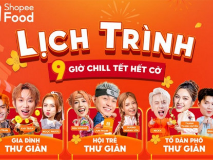 Thông tin doanh nghiệp - Nhập vai “chill guy”, “chill girl” cực đơn giản với ShopeeFood Tết Live 12.1