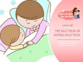 Trẻ ngủ trưa và không thích ngủ trưa bộc lộ rõ 3 điểm khác biệt khi đi học