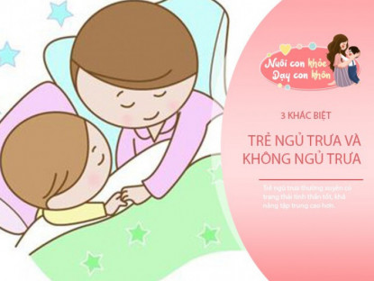 Gia đình - Trẻ ngủ trưa và không thích ngủ trưa bộc lộ rõ 3 điểm khác biệt khi đi học