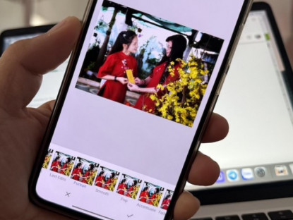 Công nghệ - Chỉ một chạm, ảnh chân dung ngày Tết đẹp lung linh