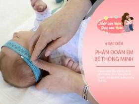 Trẻ sơ sinh đầu nhỏ có thông minh không? Bé có 4 đặc điểm này là khỏe mạnh và IQ cao