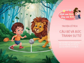 Truyện cổ tích: Cậu bé và bức tranh sư tử