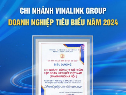 Thông tin doanh nghiệp - Chi nhánh Vinalink Group - Doanh nghiệp tiêu biểu năm 2024